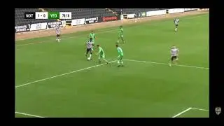 Jordan Barnett Amazing Goal from 30 yards! Notts County vs Yeovil