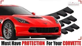 SLIPLO Chevy Corvette Skid Plate Installation for Bumper Protection