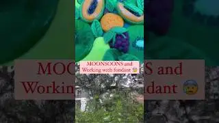 MONSOONS and working with fondant 🤯😰 #shorts #monsoon #fondant #trending #viral