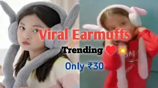 Home making viral EARMUFFS// Easy making EARMUFFS 5 mints 