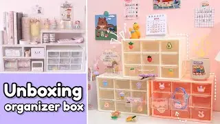 Unboxing 9 Grid Desktop Storage Box / Jewelry Drawer Storage Box