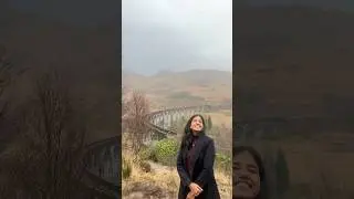 Harry Potter Land | Glenfinnan Viaduct. #shorts #harrypotter #scotland #travelshorts