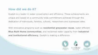 Guelph Water Conversation Progress Report