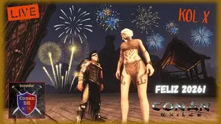 FELIZ ANO NOVO!!! BORA JOGAR NO NOSSO SERVIDOR CONANBR #sejamembro #conanexiles #dbd