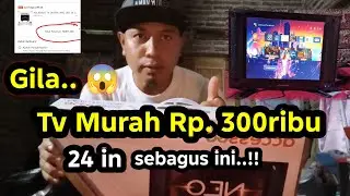 Unboxing smart TV digital Murah 300ribu 