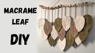 DIY Macrame Leaf Wall Hanging | Complete Techniques & Tips #Macrame #DIYMacrame #BohoDecor
