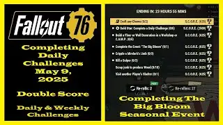 Completing Daily Challenges For May 9, 2025 - Fallout 76 Daily Challenges Guide - Double Score