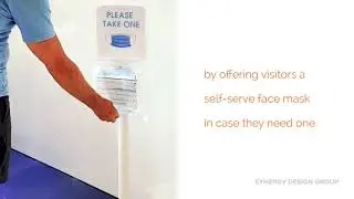 Mask Dispenser Stand by Synergy