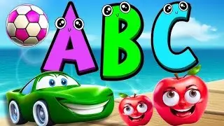 Phonics song with 8 words | Babies first words | A for Apple | Learn alphabet a to z | preschooling
