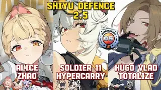 Shiyu Defence 2.5 | M0 Alice, M2 Soldier 11 & M0 Hugo Vlad | Zenless Zone Zero 
