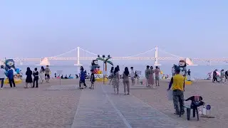 부산 사회적 거리두기🦠②단계🦠 광안리 해수욕장모습 #social_distancing #社會留距離 #khoảng c&aacute;ch x&atilde; hội