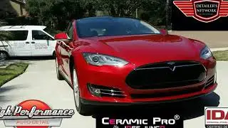 Tesla paint correction and ceramic pro 2 year protection