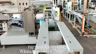 Automatic 200 mm diameter maxi roll paper pillow packing machine
