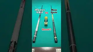 JFlowers S.M.O vs Mezz Ignite Round 1 #jflowerscues #mezzignite #billiards #poolcue #battle