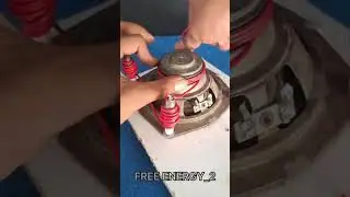 free energy generator 220v 650w four corners of former speaker #freepower #powerage