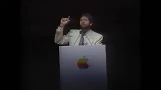 AppleFest Keynote Speakers Steve Wozniak and Del Yocam   August 1988
