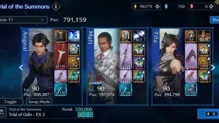 FF7 Ever Crisis-Trial of Odin EX2(First attempt)