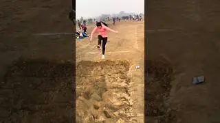 10 feet long Jump 😯 Girls || #viral ,#shorts ,#ytshorts