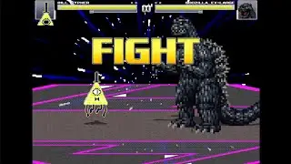 Bill Cipher vs. Godzilla (Gravity Falls vs. Godzilla) | M.U.G.E.N