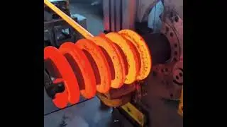 Forging a Heavy-Duty Steel Spring from Red-Hot Metal 🔥⚙️