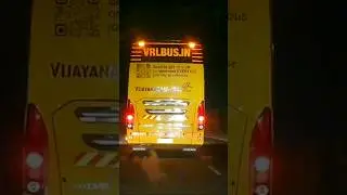 VRL VijayAnand's Volvo B8R 9600s Mumbai to Mangalore #shorts #short #viral #trending #reels