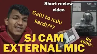 SJ CAM MIC REVIEW | mic for sj6 legend #sjcamsj6 #sjcamsj6legend #sjcamlegend