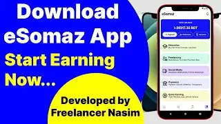 Boom! eSomaz is Here Now! One and only trusted Mobile App by Freelancer Nasim