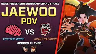 [ JaeWoo ] RISING to the Top | Twisted Minds vs Crazy Raccoon | OWCS Preseason Bootcamp