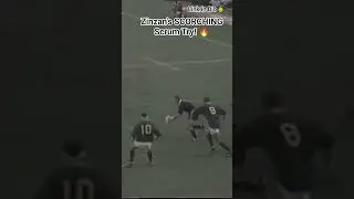 1996 Scrum MAGIC! 🤯 Zinzan Brooke finishes perfect All Blacks move vs Boks. #AllBlacks #Boks