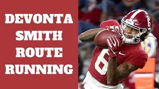 Devonta Smith Route Running Breakdown