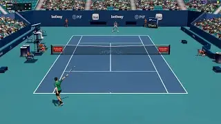 Full Ace Tennis Simulator | Roger Federer VS Dominic Thiem | MIAMI OPEN | Gameplay