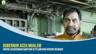 Gubernur Aceh Mualem Pantau Kedatangan Bantuan di Pelabuhan Krueng Geukueh
