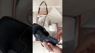 Hermes Oran Sandals #hermes #sandals #shoes #shopping #funny #paris #designer #unboxing #review