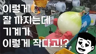 초소형 양파탈피기_홀라당 시연 및 인터뷰 (급식지원센터 센터장님 시운전)