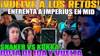 VUELVE AL RETO DE STREAMER! MACARIUS ENFRENTA A IMPERIUS EN MID, SHAKER VS KUNKKA, DOTA IDA Y VUELTA