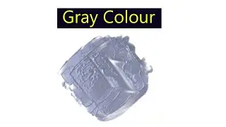 How To Make Gray Colour - Learn Colour Mixing Step By Step