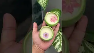 Handmade parasoy candles | guess the fragrance!? #diy #candlemaking #fragrancecandles #shortsvideo