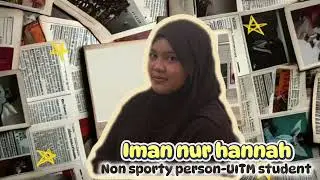 SPS 160 : HEALTH PROMOTION AND WELLNESS (MENTAL HEALTH AND SPORTS INTERVIEW SESSION)