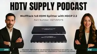 WolfPack 1x8 HDMI Splitter with HDCP 2.2