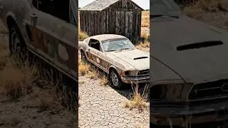 Abandoned 1967 Ford Mustang Fastback Restored in ASMR | Bullitt Green