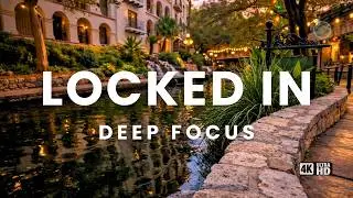 3 Hours of San Antonio River Walk Morning Calm | La Villita Ambience for Work & Focus [4K]