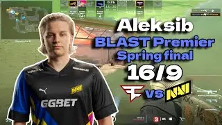 CS2 POV NAVI Aleksib (16/9) vs FaZe (Mirage) @ BLAST Premier Spring Final 2024