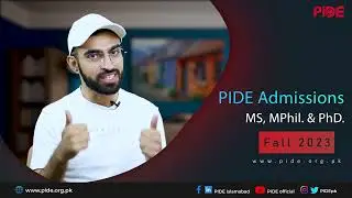 Admissions Open at PIDE, Leading Think Tank of Pakistan