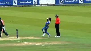 Lasith Malinga Bowling against England - July 2011