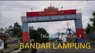 Jalur keren di Bandar Lampung. Telukbetung ke Lapangan Kalpataru #motovlog #vivov60review 