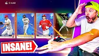 THE BEST PACK OPENING EVER! 20 DIAMOND PULLS OMG - MLB The Show 22