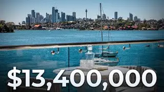 Inside this Modern Sydney Waterfront Mansion with CITY VIEWS | Drummoyne, NSW