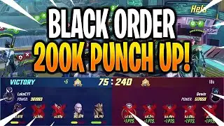 BLACK ORDER 200K PUNCH UP VS ASGARDIANS (ALLIANCE WAR) - MARVEL Strike Force - MSF