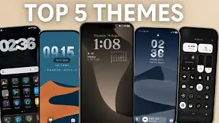 Top 5 Themes _ HyperOs  & miui  Best customisation _ liquid glass control centre