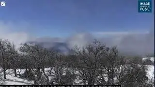 Snow spotted in Santa Lucia Range